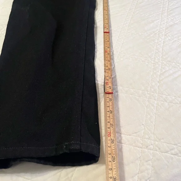 LL Bean Jeans Women 14 Reg Original Relaxed Fit Black 100% Cotton Vintage NWOT - Picture 7 of 12